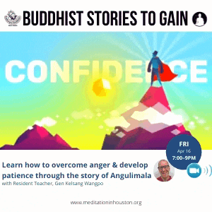 Friday Night Lecture: How to encourage ourselves: Buddhist stories that help us gain confidence