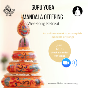 Guru Yoga Mandala Offering Retreat (Online and In Person)