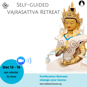 Self-guided Vajrasattva Retreat