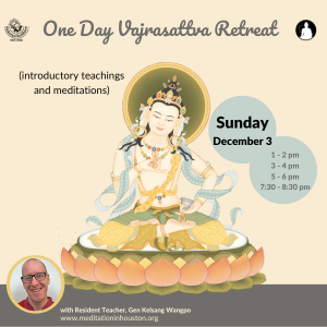 Introduction to Purification: One Day Vajrasattva Retreat